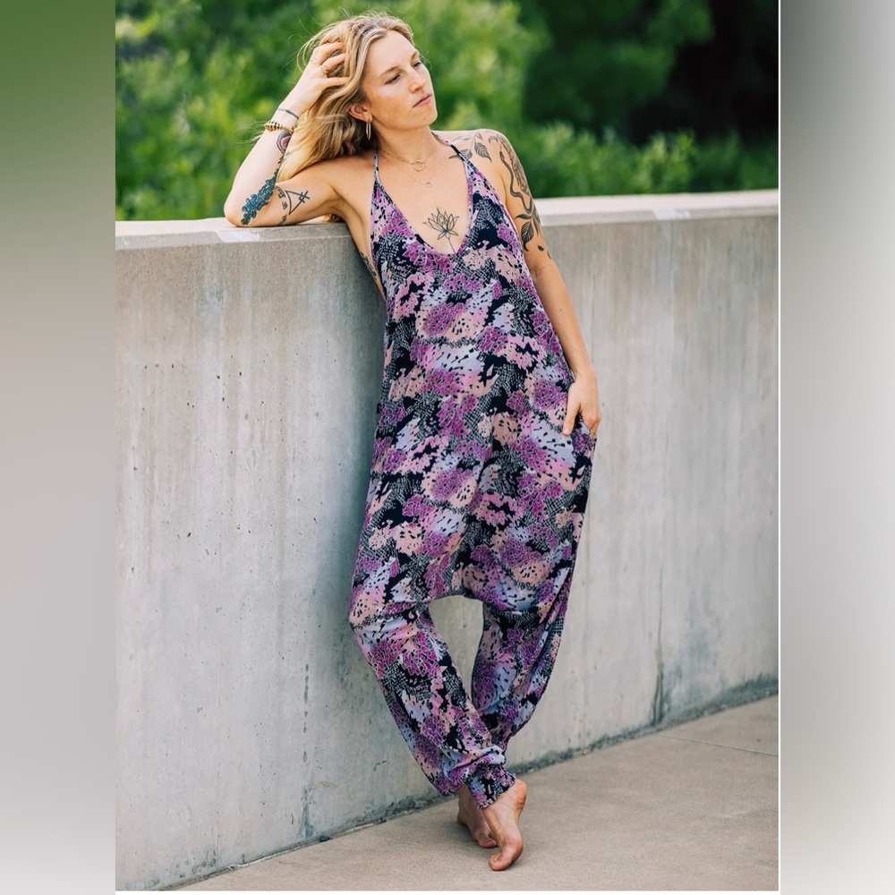 Budda Pants Savannah Flair Harem Jumpsuit